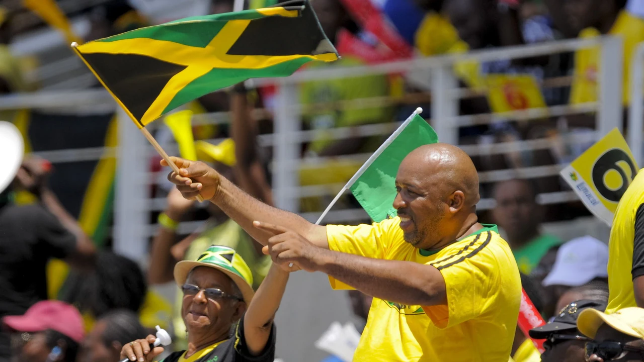 Jamaica Kingsmen cricketer in action during a T20 match