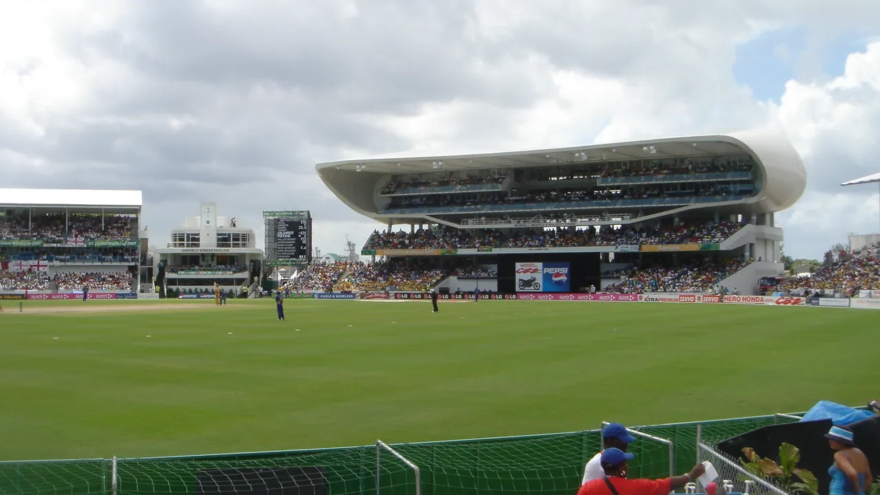 Kensington Oval cricket ground in Bridgetown, Barbados