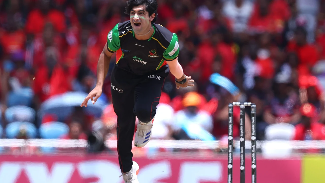 St Kitts and Nevis Patriots cricketer during a CPL match