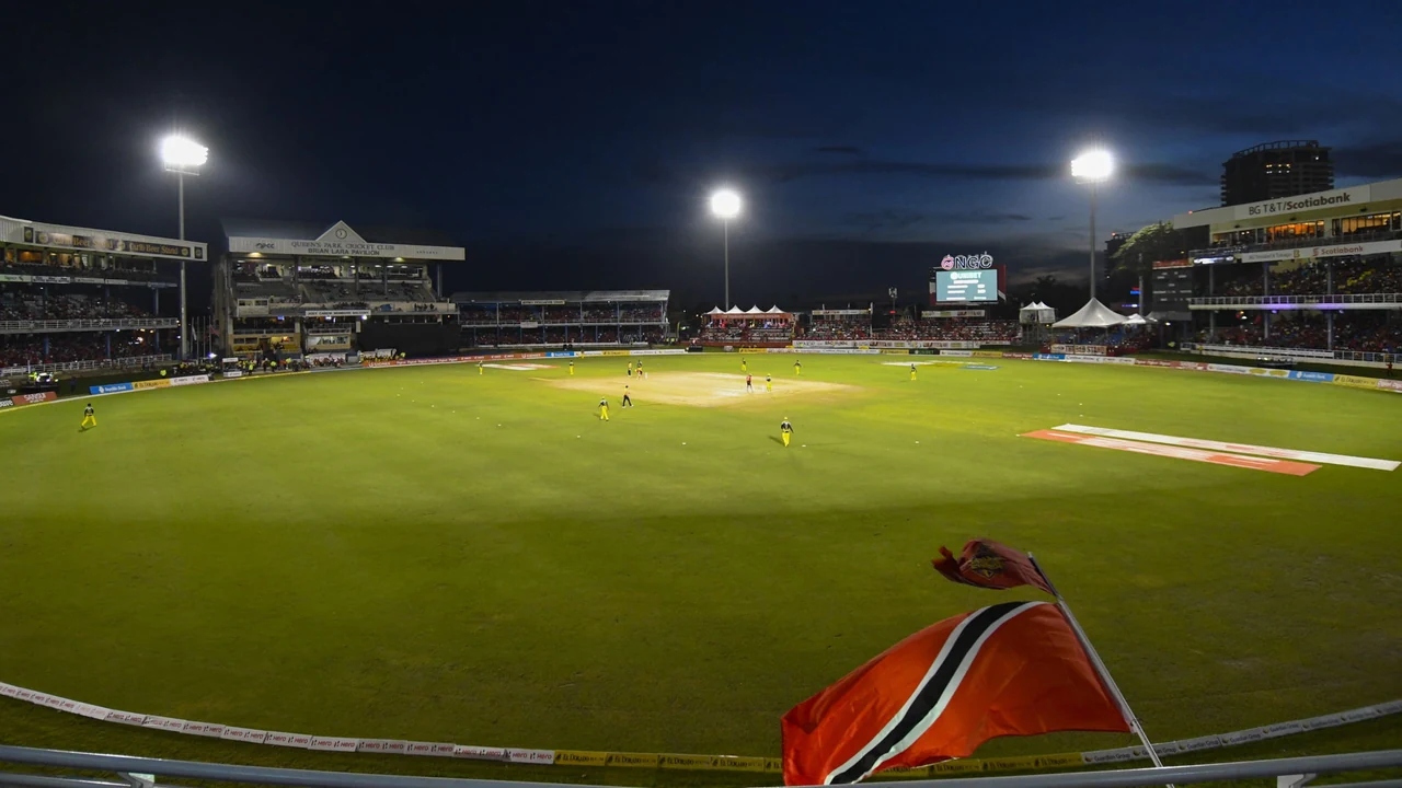 Queen's Park Oval in Port of Spain ahead of CPL cricket