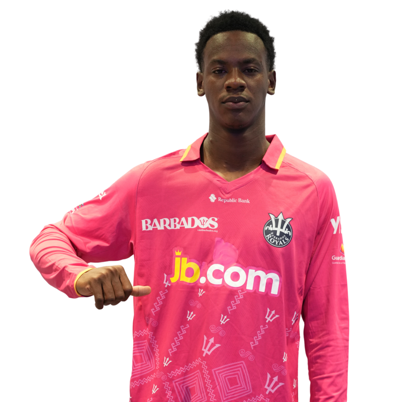 Johann Layne official Barbados Royals player photo