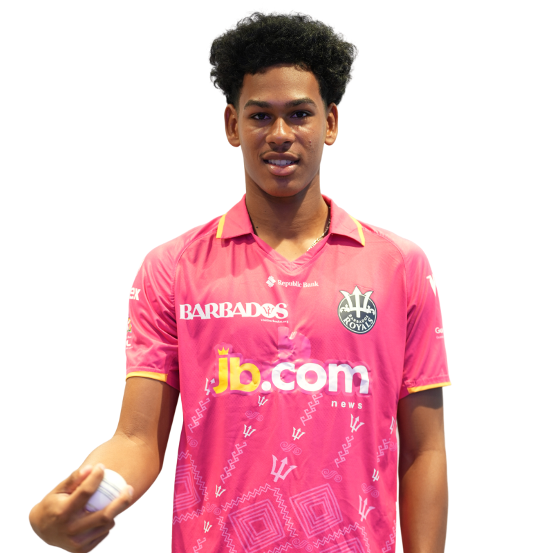 Zishan Motara official Barbados Royals player photo